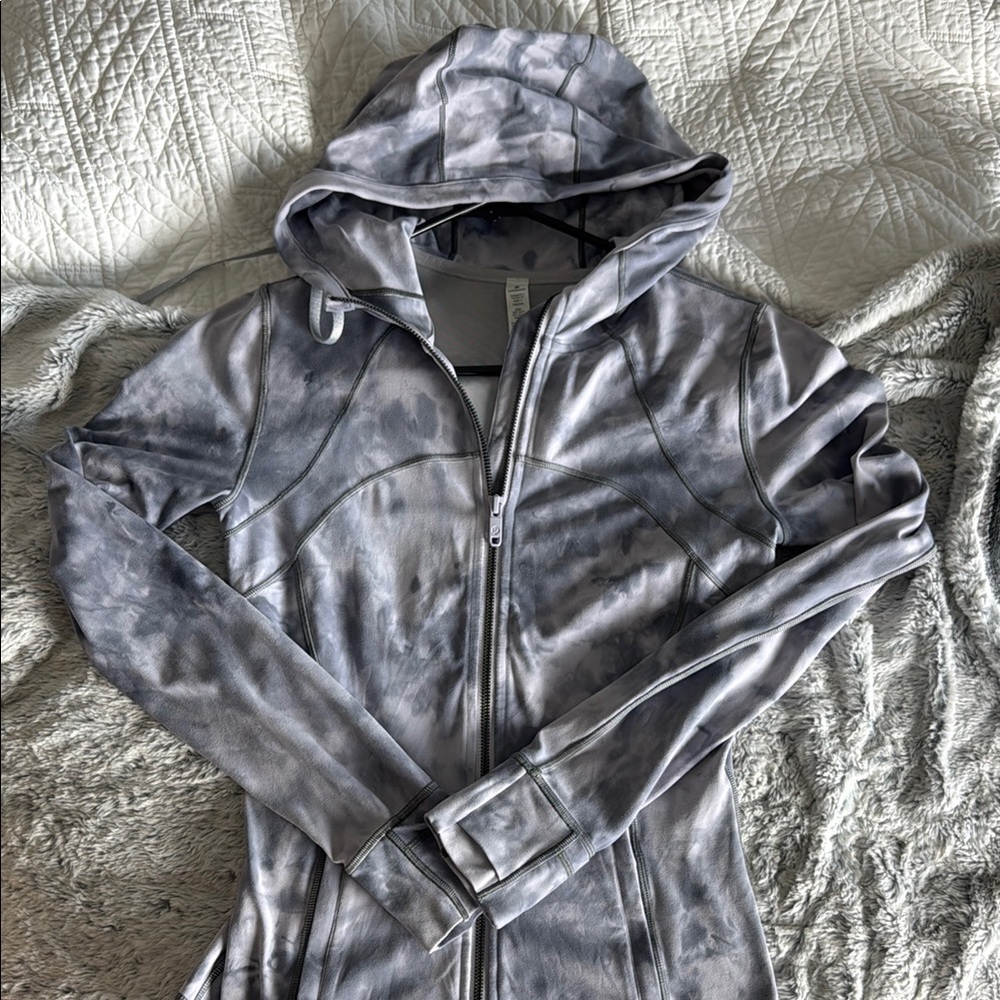 Women's Gray Hooded Jacket